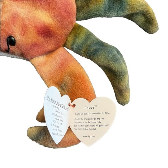 Claude- The Beanie Babies Collection, NWT, Good condition. Retired 1996 - Picture 2 of 7
